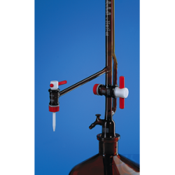 Titrierapp. SBR m.Zw.-Hahn o.Fl. 25 ml:0,1 ml Boro braun...