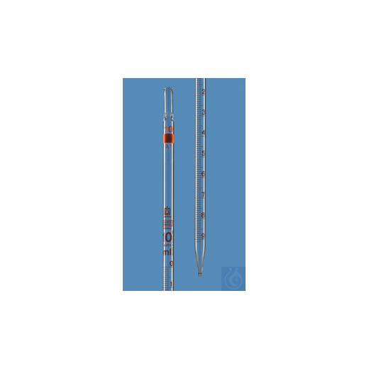Messpipette SB-ET Kl. B Typ 3 0-Pkt.oben 20 ml:0,1 ml, völl. Ablauf, AR-Glas