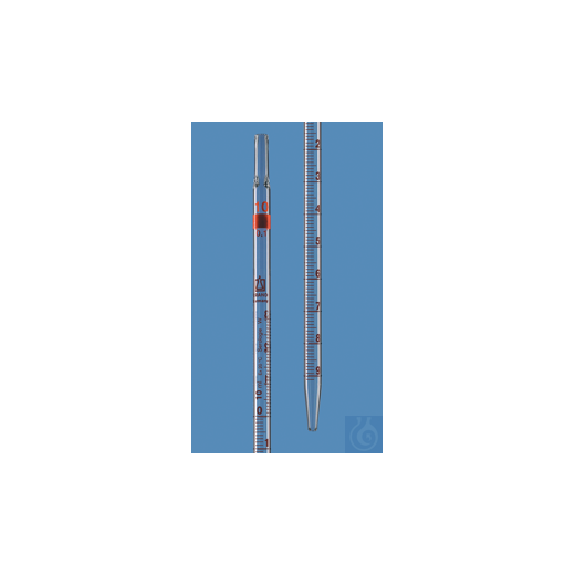 Messpipette, Serologie, völliger Ablauf 25 ml:0,1 ml Spitzen-D.ca. 3 mm AR-Glas