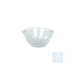 Evaporation dish glass D 80 mm