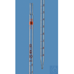 Messpipette BB-ET Kl.AS Typ 3 0-Pkt.oben 1 ml:0,01 ml,...