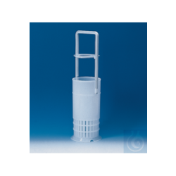 Pipette basket, PE-HD, with handle for pipette length 460 mm