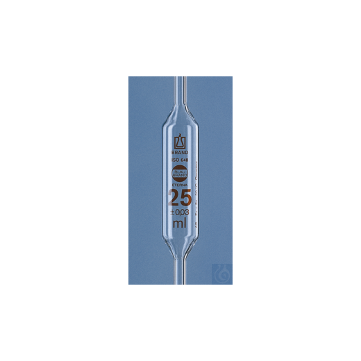 Bulb pipette, BLAUBRAND-ETERNA, AS, DE-M 5 ml, 1 mark, AR-glass