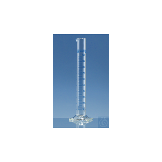 Messzylinder, hohe F. BLAUBRAND, A, DE-M 10 ml: 0,2 ml, Boro 3.3