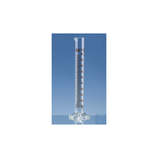 Messzyl. hohe F. BLAUBRAND-ETERNA A DE-M 5 ml: 0,1 ml, Boro 3.3