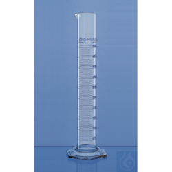 Messzylinder hohe F.BLAUBRAND A USP DE-M 500 ml: 5 ml,...