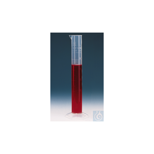 Messzylinder, hohe Form, 2000 ml:20 ml, PP, erhab. Grad.