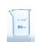 Becherglas aus Quarzglas N.F. nach DIN 12332 50ml