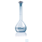 Volumetric flask BLAUBRAND PUR coated class A DE-M 500 ml, Boro 3.3, NS 19/26 PP stopper