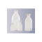 Narrow neck bottle, LDPE, round, natural, without closure, GL 25, 250 ml