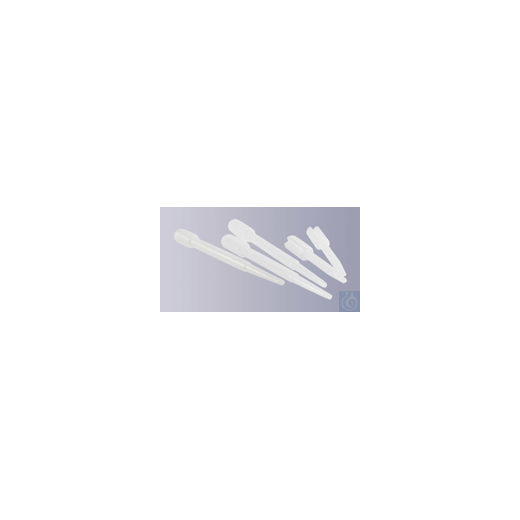 Disposable dropping pipette, LDPE, natural, ungraduated, approx. 2.4 ml, length 155 mm