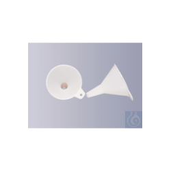 Funnel, made of PE-HD, outlet opening 10 mm, diameter 70 mm