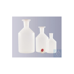 Steilbrustflasche, PP, enghals, mit PE Stopfen NS 29/32,...