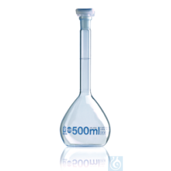 Messkolben, BLAUBRAND, Kl. A, DE-M 10 ml W, Boro 3.3 NS...