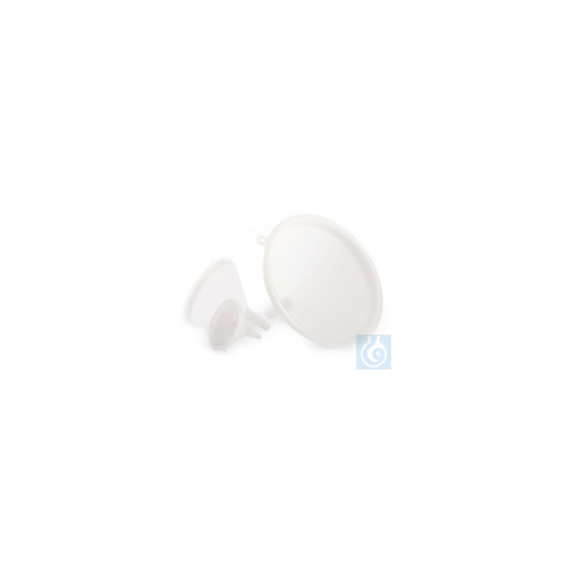 Trichter 100 ml, HDPE, Ø 80 x 8 x H 30 mm. Mit Entlüftung und Öse.