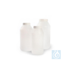 Round wide-neck bottles 1300 ml, HDPE, screw cap + inner...