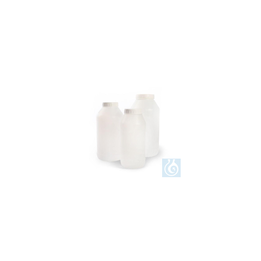 Round wide-neck bottles 3000 ml, HDPE, screw cap, Ø 140 x H 280 mm