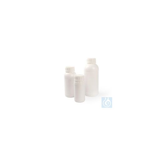 Runde Flasche 1000 ml, HDPE, Originalitätsverschluss, Ø 90 x H 220 x