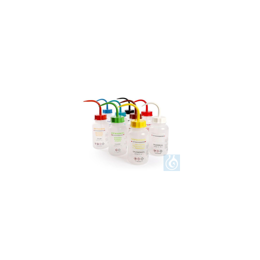 Wide neck spray bottles 500 ml, LDPE, Ø 75 x H 225 mm, imprint ISOPROPANOL