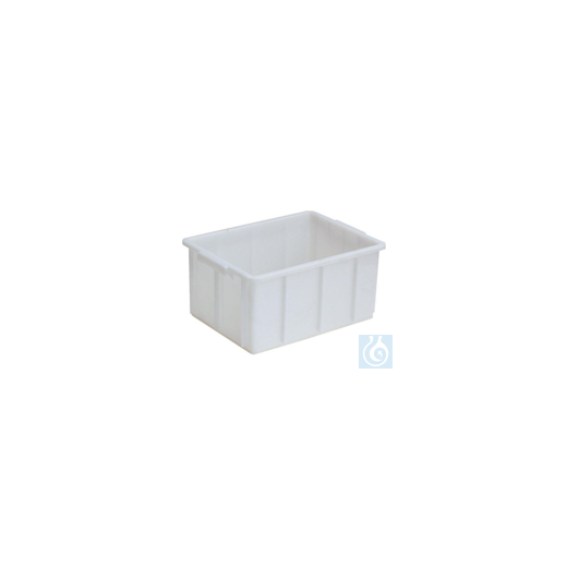Stackable storage containers 50 litres, HDPE, W x D = 625 x 365 x H 285 mm