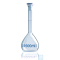 Messkolben, BLAUBRAND, Kl. A, DE-M 50 ml W Boro 3.3 NS 14/23 PP-Stopfen