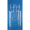 Gestell für 2 Sedimentiergefäße aus Glas oder Kunststoff, 300x130x400 mm