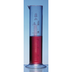 Measuring cylinder, low form, 250 ml: 5.0 ml, PP, raised...