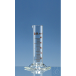 Measuring cylinder low.F. SILBERBRAND-ETERNA 10 ml: 1 ml,...