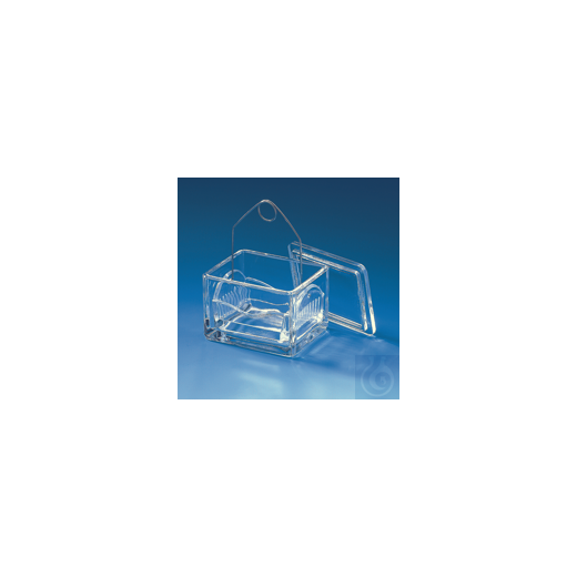 Insert staining trough 4722 00, Natron-Klk-Gl 91x70x48 mm, for 10 slides