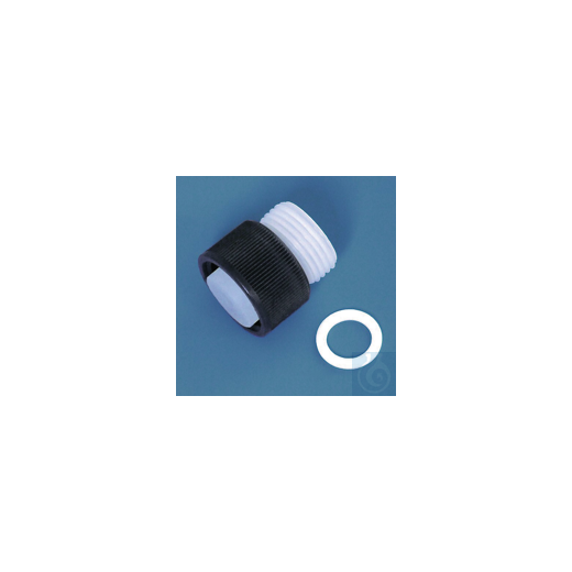 Adapter for seripettor® pro dosing cannula with PTFE flat seal