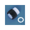 Adapter for seripettor® pro dosing cannula with PTFE flat seal