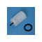 Ejection valve for QuikSip BT aspirator PP/EPDM, with seal, EPDM