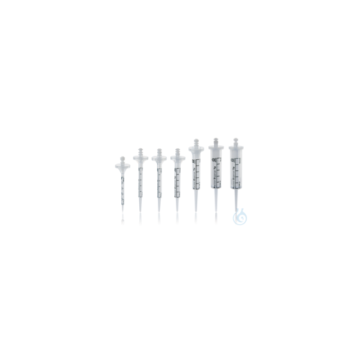 PD-Tip II set, loose, non-sterile 20 x 0.5, 1,1,25, 2,5,5, 10,12,5 ml each