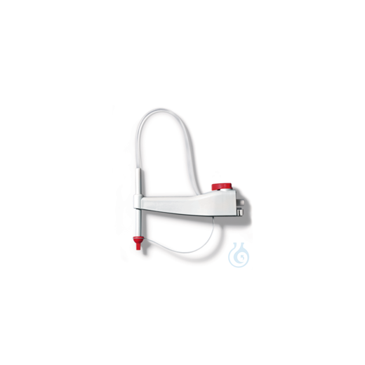 Titration cannula for titrette with screw cap for 10 ml integrated ejector/return dosing valve
