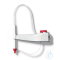 Titration cannula for titrette with screw cap for 10 ml integrated ejector/return dosing valve