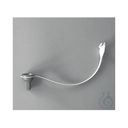 Screw cap for titrette with tab