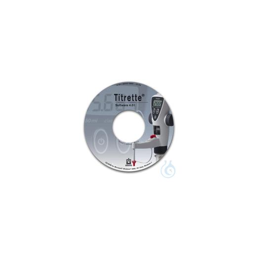 Titrette Software (CD-ROM) Version DE/EN, für Titrette mit RS 232