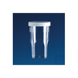 Probengefäß, PS, mit Deckel, PE 20 ml,...