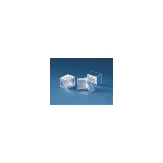 Haemacyt. cover slip for counting chambers 20x26x0,4 mm