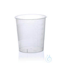 Urine beaker, without lid, PP, IVD part. up to 125 ml,...