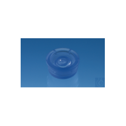 Lids for UV cuvette micro, PE, round blue, 100 pcs.