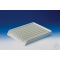 Pipette tray, PVC, f. small vol. pip. 355x300x45 mm, nine long compartments