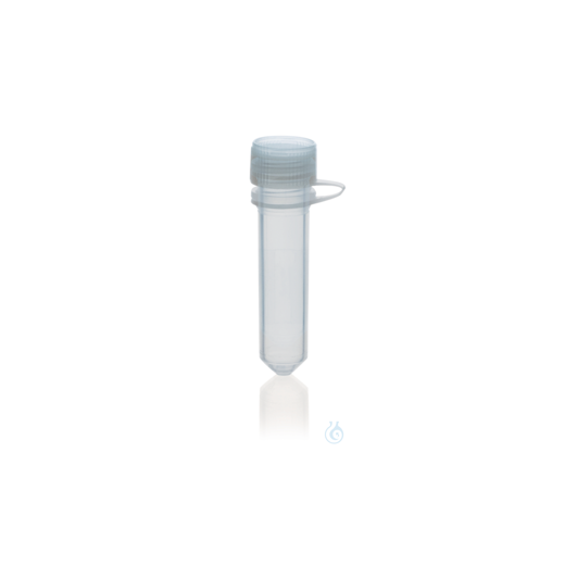 Reaction vessel PP, attached screw cap PE 2.0 ml without stand ring unster. ungraded