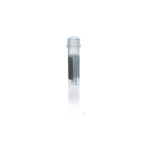 Reaktionsgefäß m.A.-Gew. PP o.Deckel 0,5 ml, mit Standring, unsteril, ungrad.