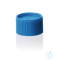 Screw cap PP, coloured, w. SI-seal blue non-sterile temp.resistant -196 to 121°C
