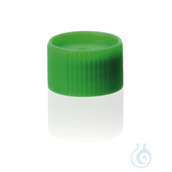 Schraubdeckel PP, farbig, m. SI-Dichtung grün...