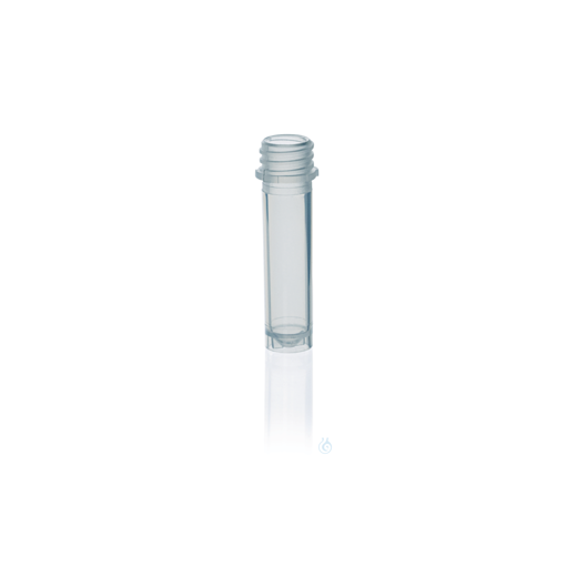 Reaktionsgefäß, PP, ohne Deckel 2,0 ml, mit Standring, unsteril, ungrad.