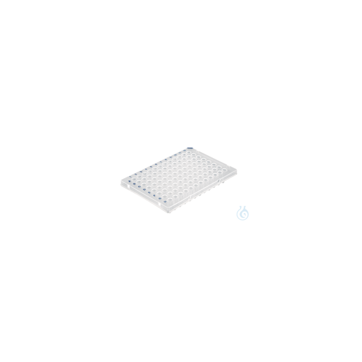 PCR-plate, 96-well, half frame standard profile, colourless, PU=50