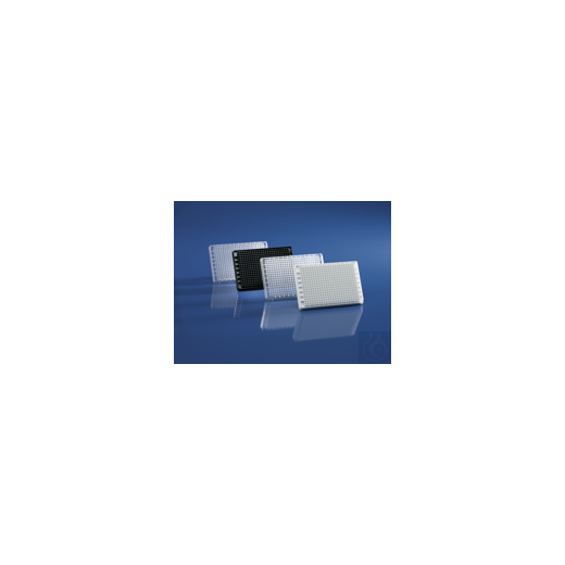 Mikrotiterpl., pureGrade, 384-well, PS Standard, Transp., F-B., 100 µl, VE=50