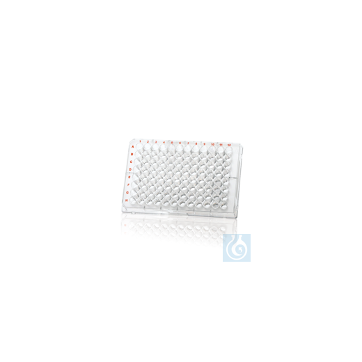 Microtiter plate, cellGrade+, 96-well, PS transp.B., white, F-B., 330 µl, Pack of 50